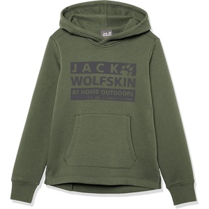 image:imageJack Wolfskin boys Brand Hoody KThyme Green
